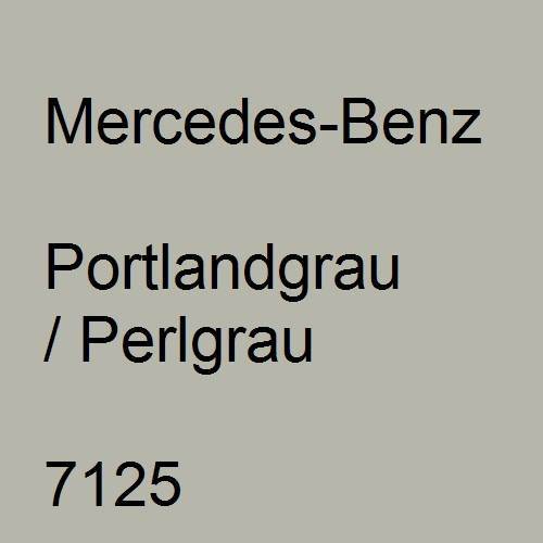 Mercedes-Benz, Portlandgrau / Perlgrau, 7125.